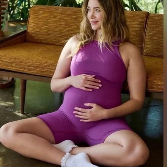 FP Movement X HATCH Maternity Good Karma Runsie Free People NWT $108 - Picture 4 of 11